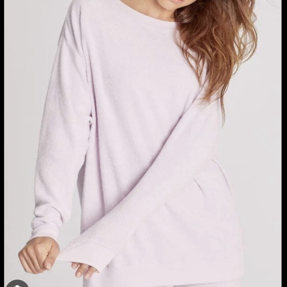 Wildfox Road Trip Sweatshirt Soft Cozy Cabin Athleasure Lounge  Reversible Top S - Picture 2 of 12